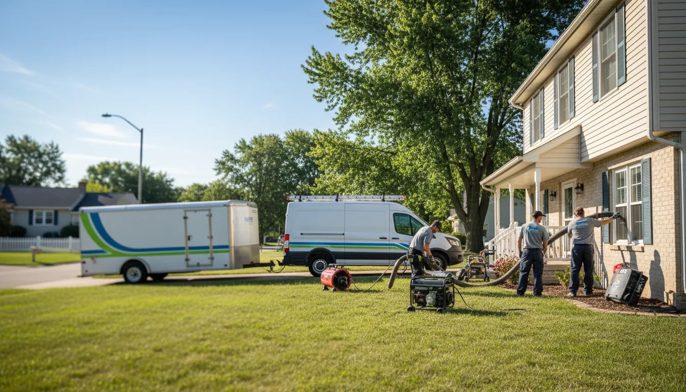 Flooded Basement Restoration And Cleanup With Repair in Buffalo, IA near me